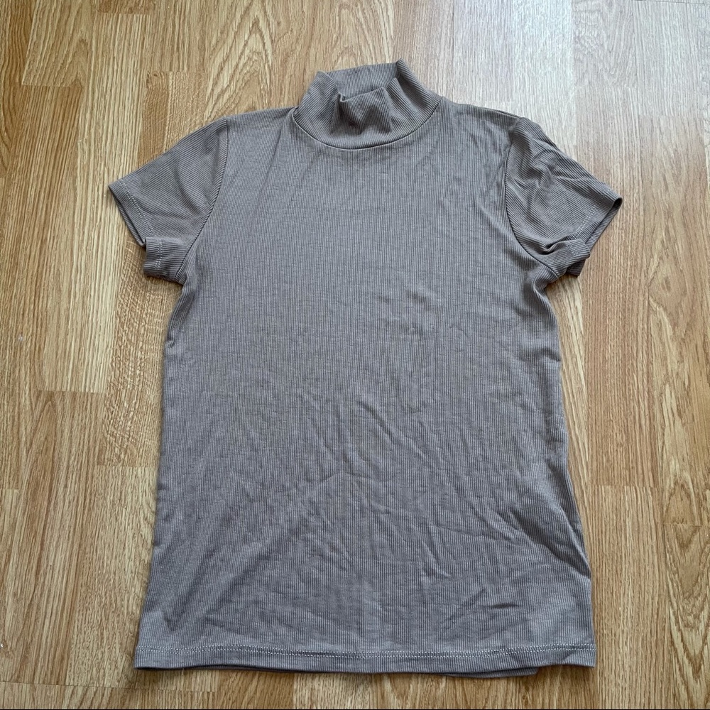 Zara Mock Neck Tee